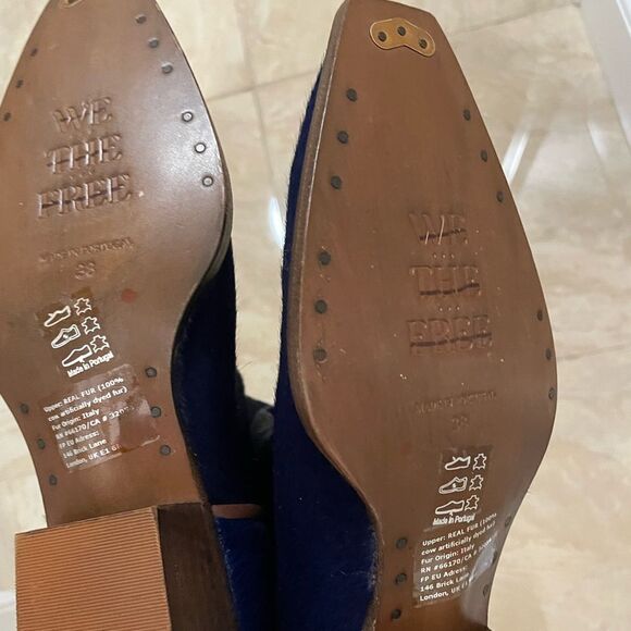 New Free People We the Free
Montage Hair Tall Boot Azul Marino size 38 US 8 - Picture 10 of 11